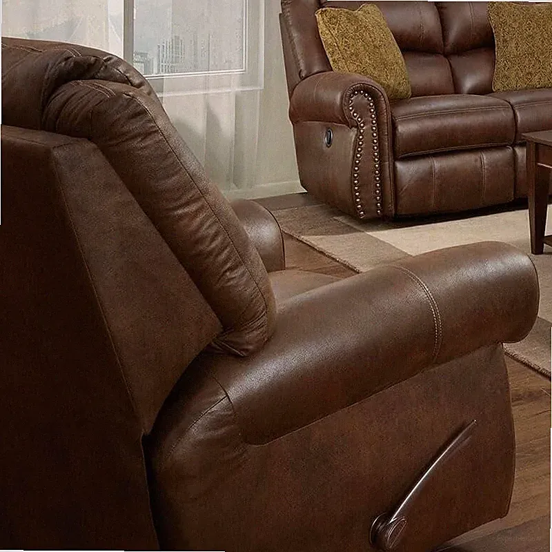 Catnapper Pickett Swivel Glider Recliner-Walnut