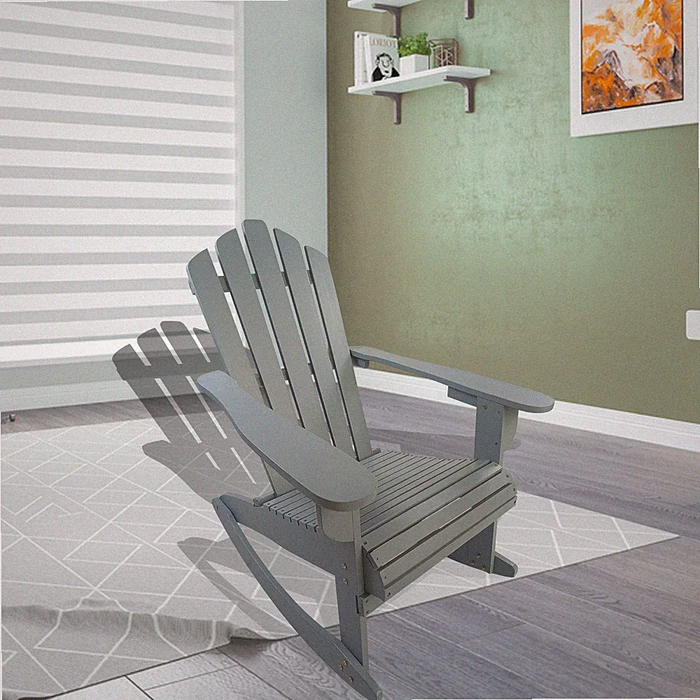 Walnut Wood Rocking Chair